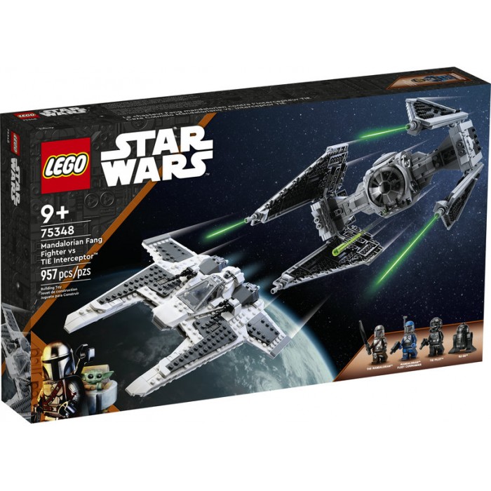 LEGO Star Wars : Le chasseur Fang mandalorien contre l'Intercepteur TIE - 285 pcs