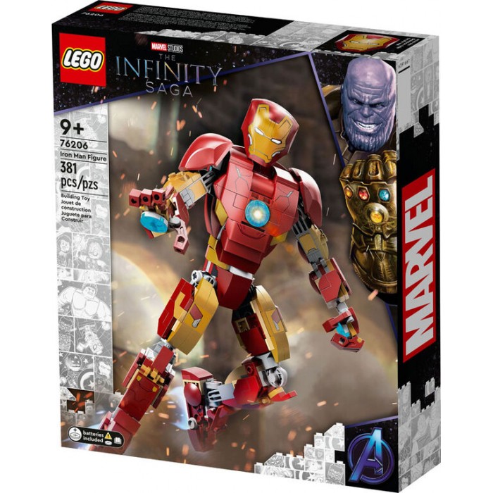 LEGO Marvel : L’armure articulée d’Iron Man - 381 pcs