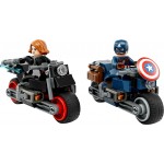 LEGO Marvel : Les motos de Black Widow et de Captain America - 130 pcs 