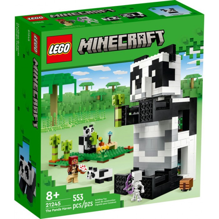 LEGO Minecraft : Le refuge du panda - 553 pcs 