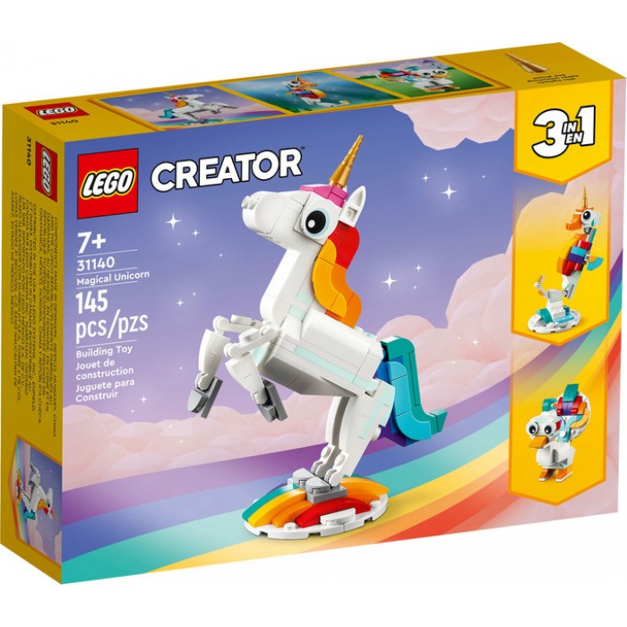 LEGO Creator : La licorne magique 3-en-1 - 145 pcs 