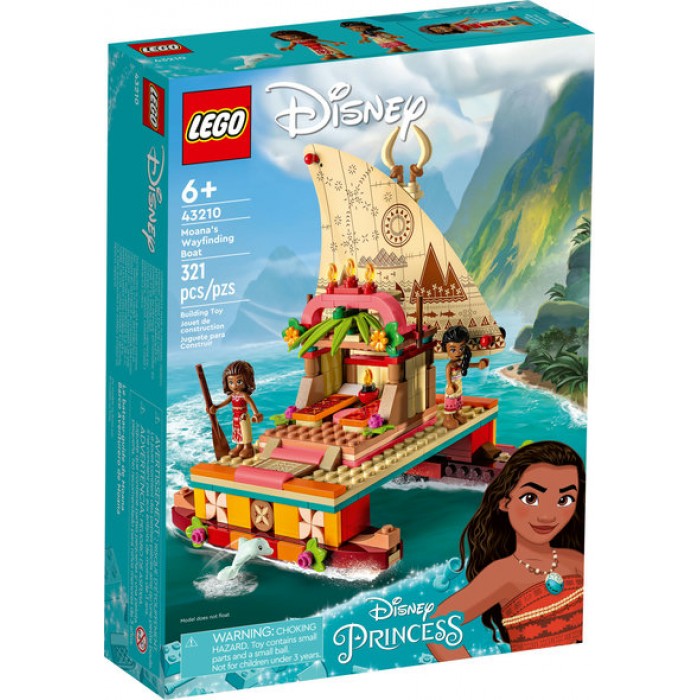 LEGO Disney : Le bateau-guide de Moana - 320 pcs