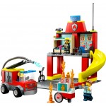 LEGO City : La caserne et le camion de pompiers - 153 pcs