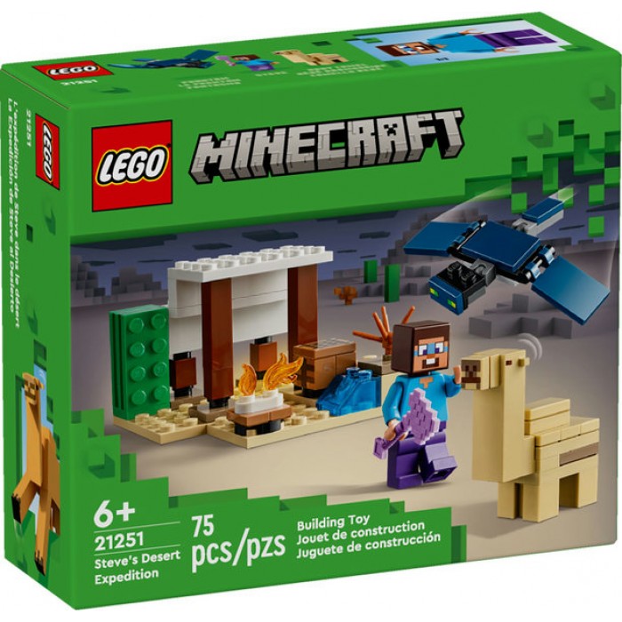 LEGO Minecraft : L’expédition de Steve dans le désert - 75 pcs