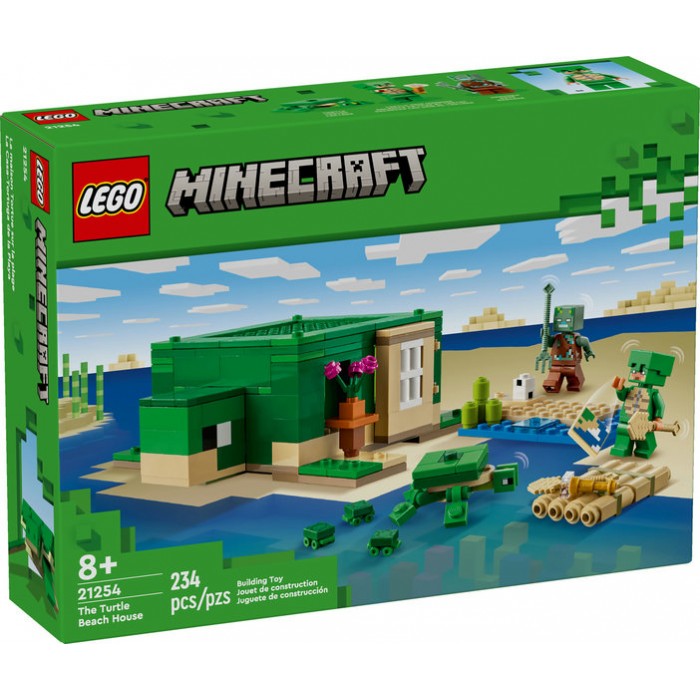 LEGO Minecraft : La maison Tortue sur la plage - 234 pcs