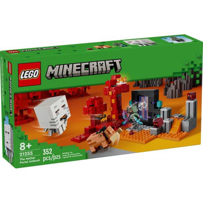 LEGO Minecraft : L’embuscade au portail du Nether - 352 pcs