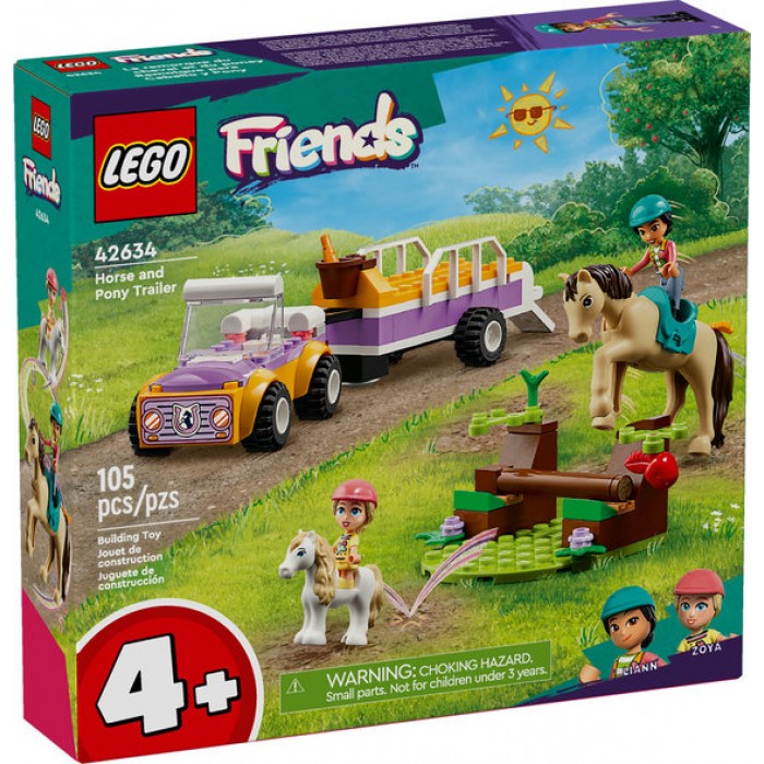 LEGO Friends : La remorque du cheval et du poney - 105 pcs