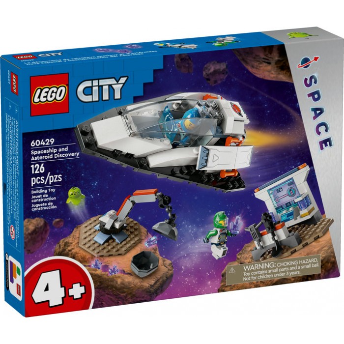 LEGO City : La découverte de vaisseaux spatiaux et d'astéroïdes - 126 pcs