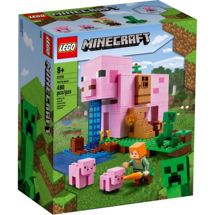 LEGO Minecraft : La Maison Cochon - 490 pcs 