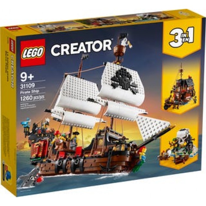 LEGO Creator: Le bateau pirate 3-en-1  - 1260 pcs