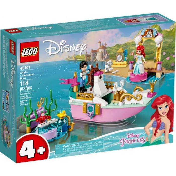 LEGO Disney: Le bateau de mariage d’Ariel - 114 pcs