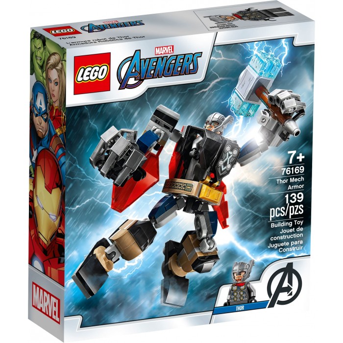 LEGO Marvel: L’armure robot de Thor- 139 pcs