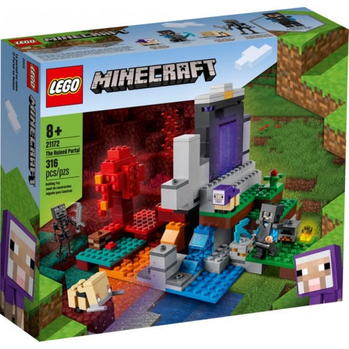 LEGO Minecraft :Le portail en ruine - 316 pcs