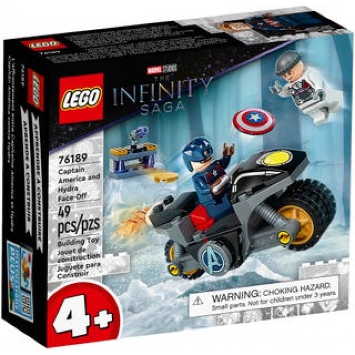 LEGO Marvel : L’affrontement entre Capitaine America et Hydra - 49 pcs 