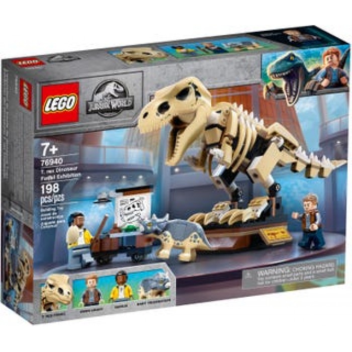 LEGO Jurassic World: L’exposition du fossile du T. Rex - 198 pcs