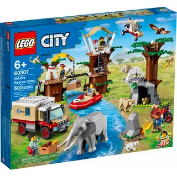 LEGO City: Le camp de sauvetage des animaux sauvages - 503 pcs