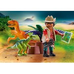 Playmobil : Valisette - Explorateur et dinosaures