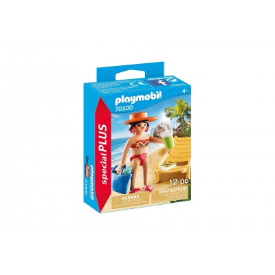 Playmobil : SpecialPLUS - Vacancière avec transat *