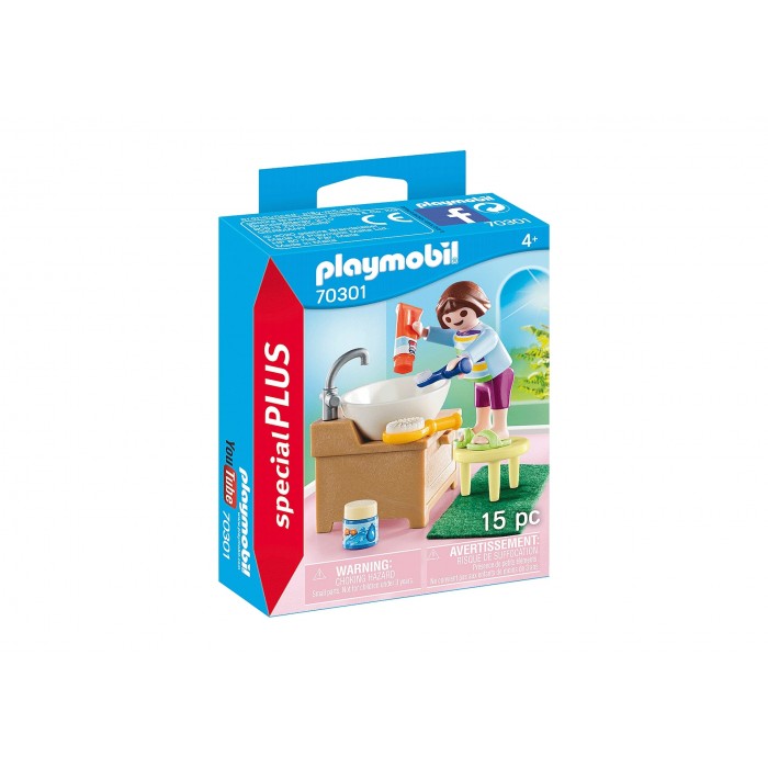 Playmobil : SpecialPLUS - Enfant avec lavabo