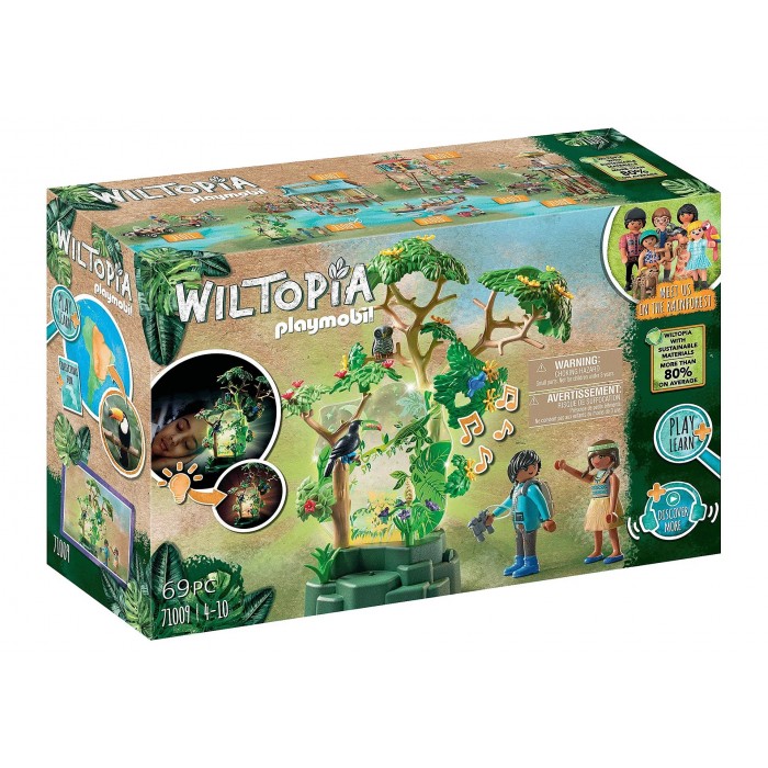 Playmobil : Wiltopia - Forêt tropicale avec veilleuse