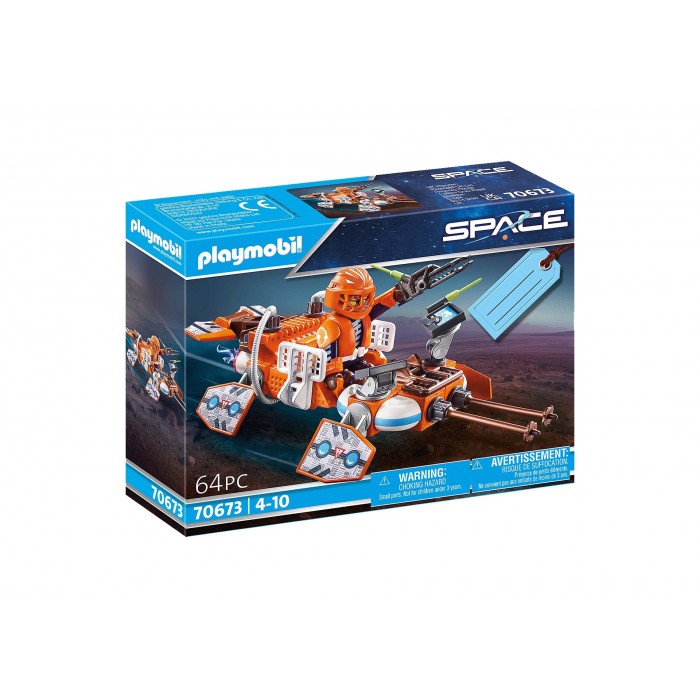 Playmobil : Space - Set cadeau Pilote et navette rapide