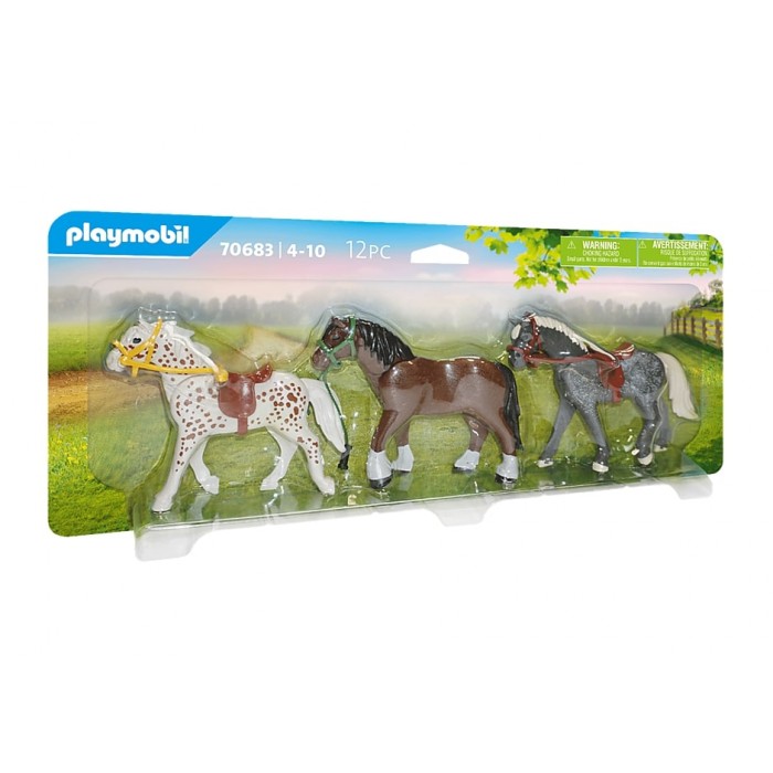 Playmobil : Country - 3 Chevaux