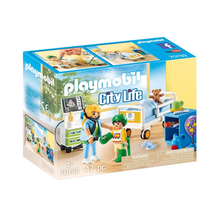 Playmobil : City Life - Chambre d'hôpital pour enfant
