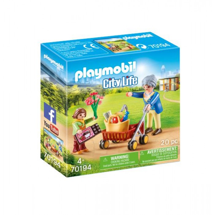 Playmobil : City Life - Grand-maman et fillette