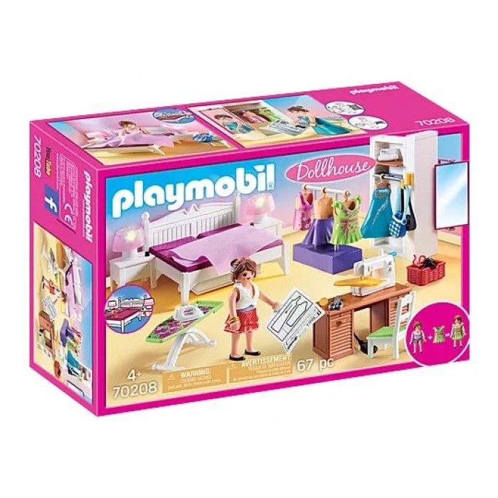Playmobil Dollhouse : Chambre avec espace couture