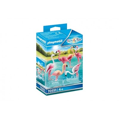 Playmobil : Family Fun - Groupe de flamants roses *