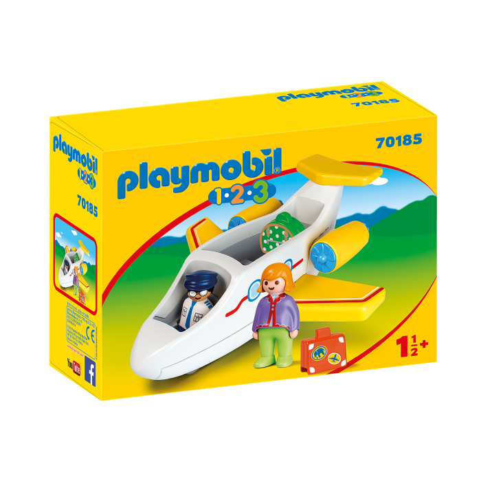 Playmobil : Avion avec pilote et vacancière
