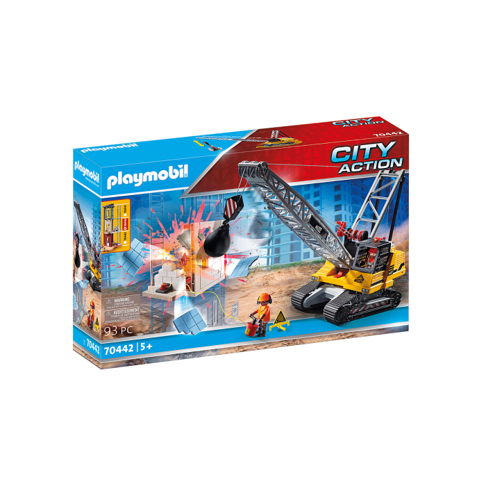 Playmobil : Dragline avec mur de construction