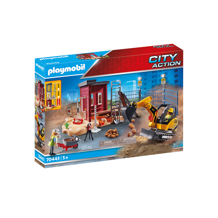 Playmobil : Mini-pelleteuse et chantier