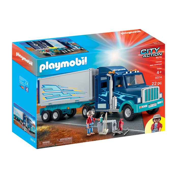 Playmobil : Camion avec remorque 