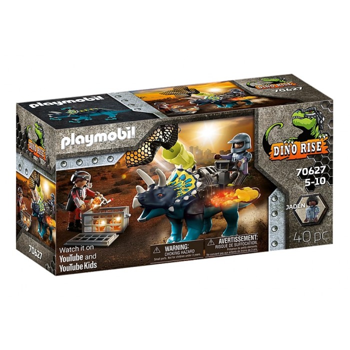 Playmobil : Dino Rise - Triceratops et soldats