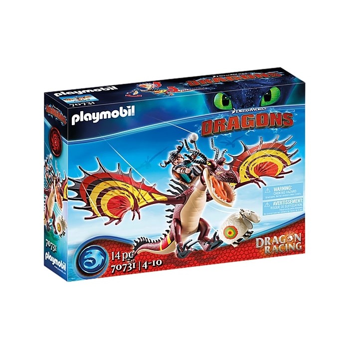 Playmobil : Dragon Racing - Rustik et Krochefer