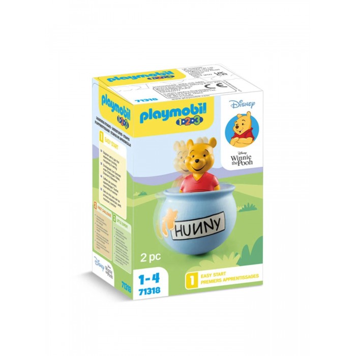 Playmobil 1.2.3. : Winnie the Pooh - Winnie l'ourson et culbuto pot de miel