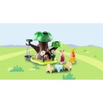 Playmobil 1.2.3. : Winnie the Pooh - Winnie l'ourson et Porcinet avec cabane