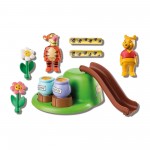 Playmobil 1.2.3. : Winnie the Pooh - Winnie l'ourson et Tigrou avec jardin d'abeilles