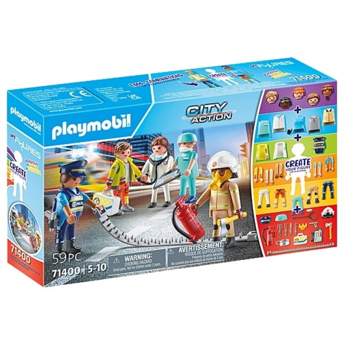 Playmobil City Action : My Figures - Héros du quotidien