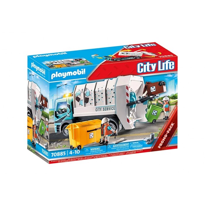 Playmobil City Life : Camion poubelle avec effet lumineux