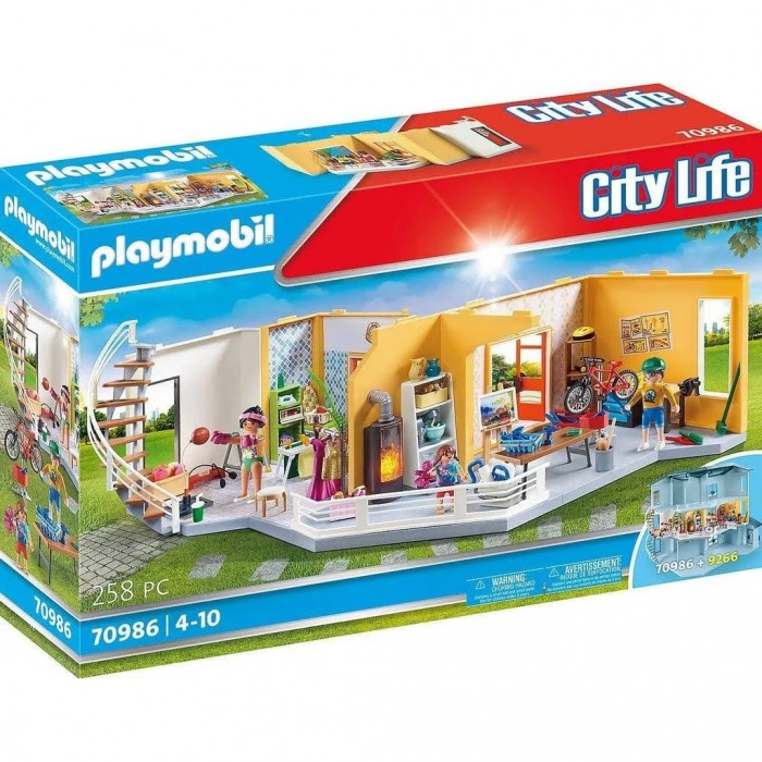 Playmobil City Life : Etage supplémentaire aménagé pour Maison Moderne