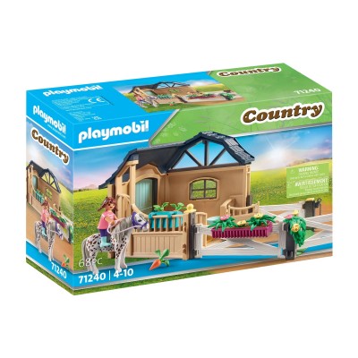 Playmobil Country : Extension Box avec cheval *