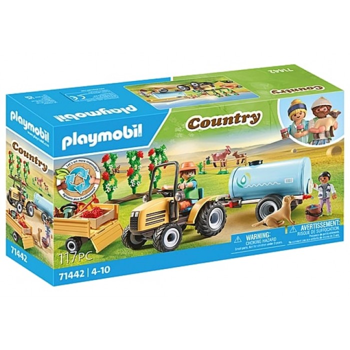 Playmobil Country : Fermier avec tracteur et citerne