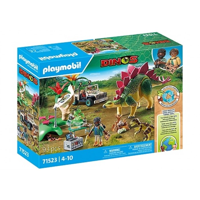 Playmobil Dinos : Campement des explorateurs avec dinosaures