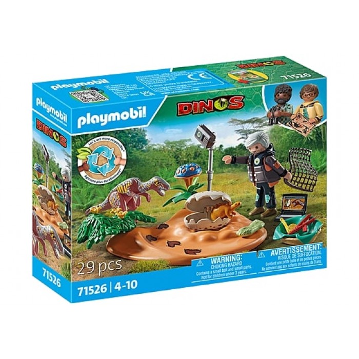 Playmobil Dinos : Stégosaure et voleur d'œuf