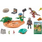 Playmobil Dinos : Stégosaure et voleur d'œuf