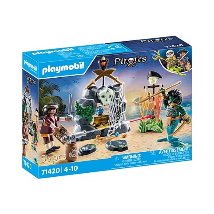 Playmobil Pirates : Pirate avec trésor