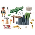 Playmobil Pirates : Pirate avec alligator