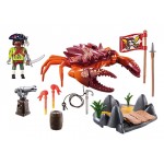 Playmobil Pirates : Pirate et crabe géant